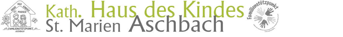 Schriftzug im Kopf der Homepage des Haus für Kindes Aschbach